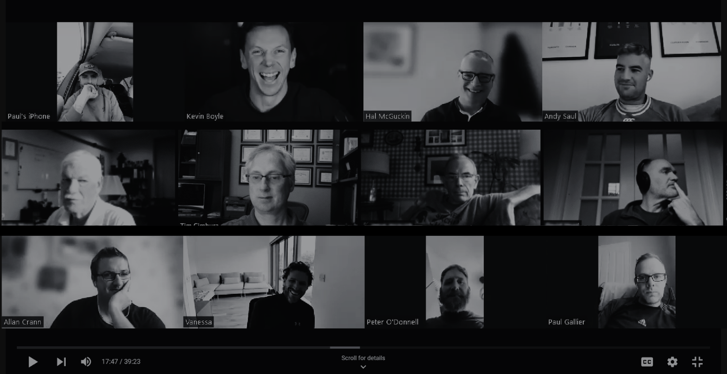 Live Apex Dad 5 Day Reset group coaching call on Zoom — dads on the daily accountability call